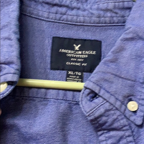 American Eagle Blue Shirt - Picture 2 of 2